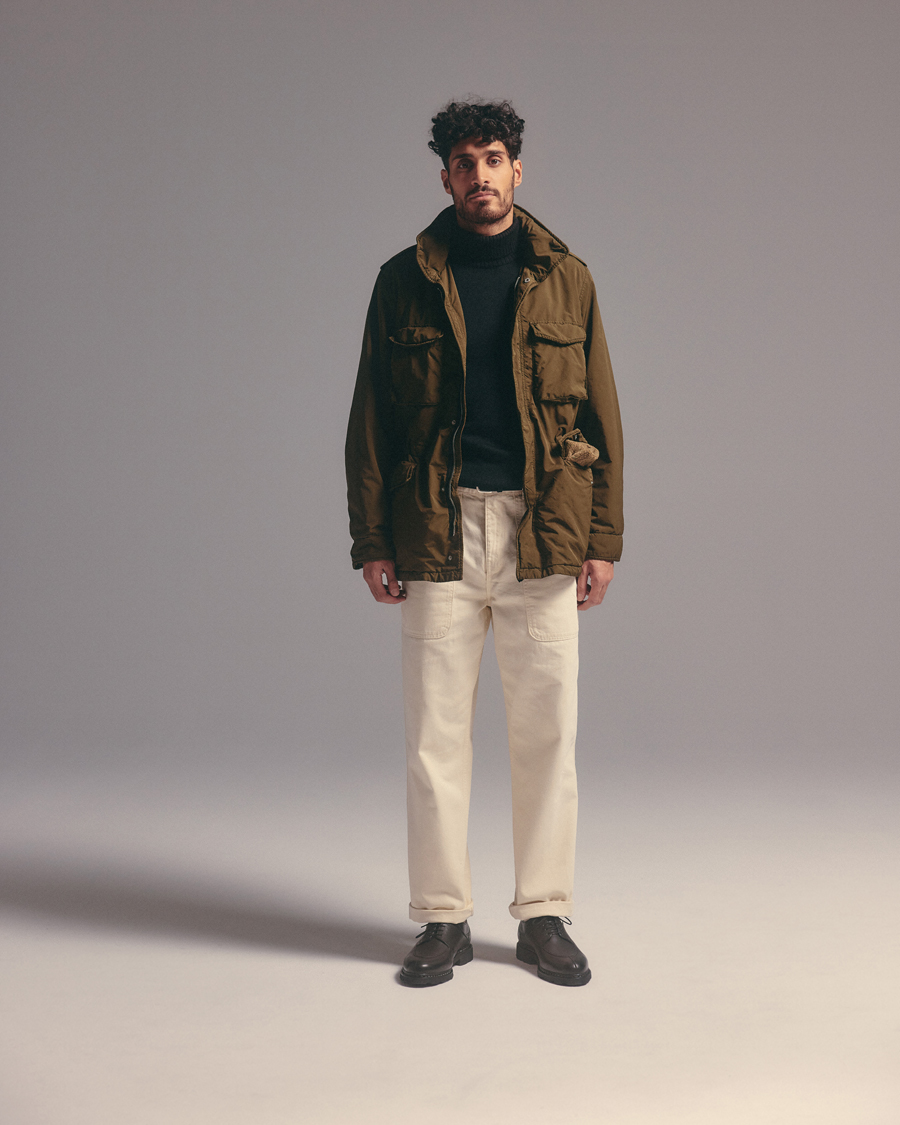 Herr | Byxor | Palmes | Broom Trousers Off White