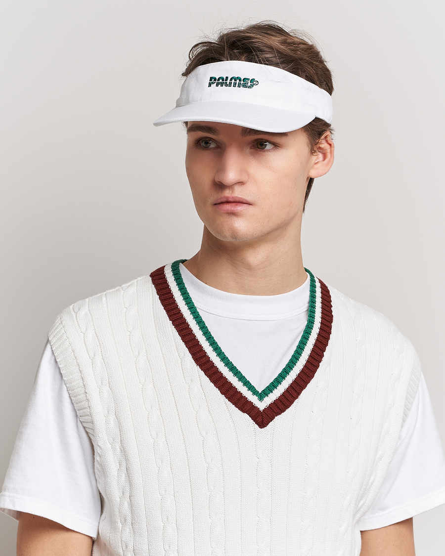 Herr | Palmes Net Visor Cap White | Palmes | Net Visor Cap White