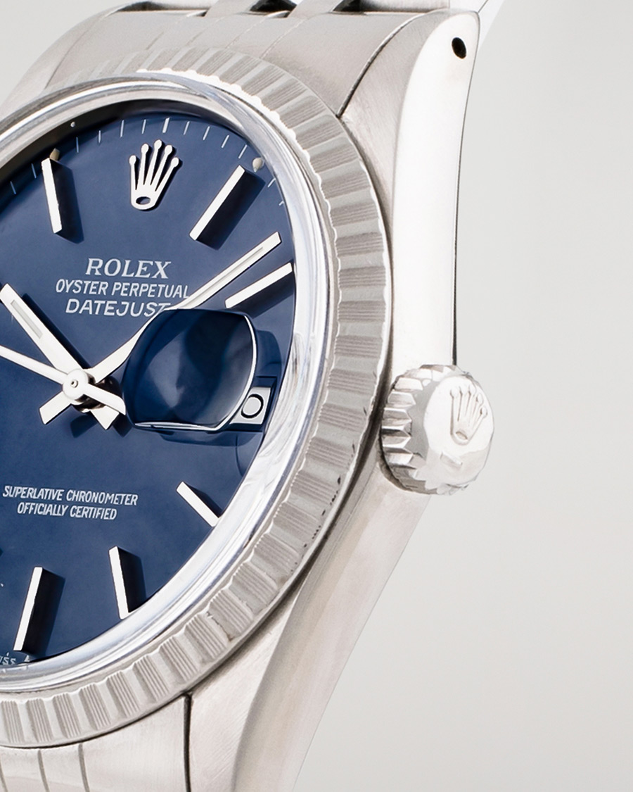 Herr | Rolex Pre-Owned Datejust 16030 Oyster Perpetual Steel Blue | Rolex Pre-Owned | Datejust 16030 Oyster Perpetual Steel Blue