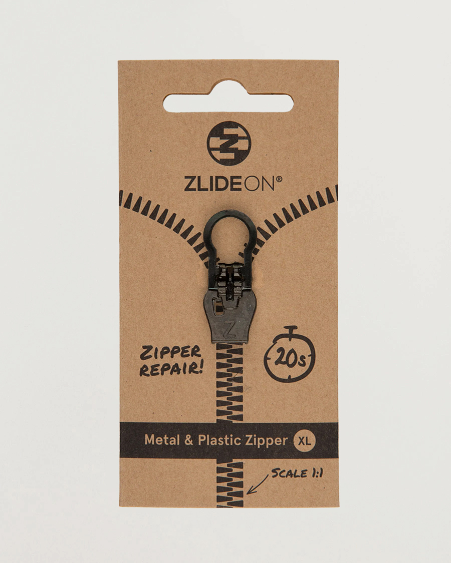 Herr | Klädvård | ZlideOn | Metal & Plastic Zipper Black