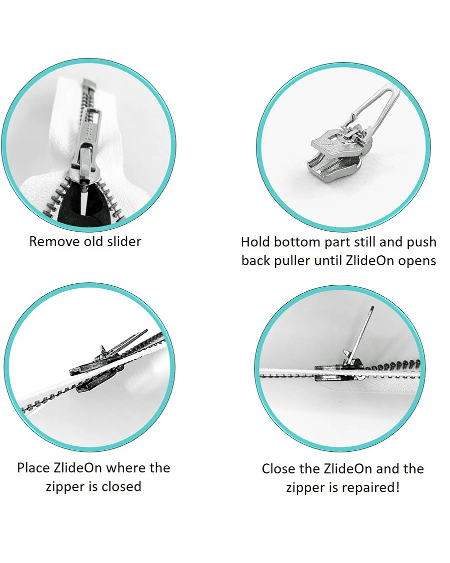 Herr |  | ZlideOn | Metal & Plastic Zipper Black