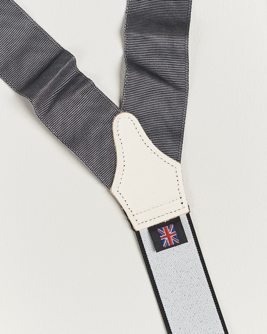 Herr | Albert Thurston Moiré Braces 40mm Grey | Albert Thurston | Moiré Braces 40mm Grey