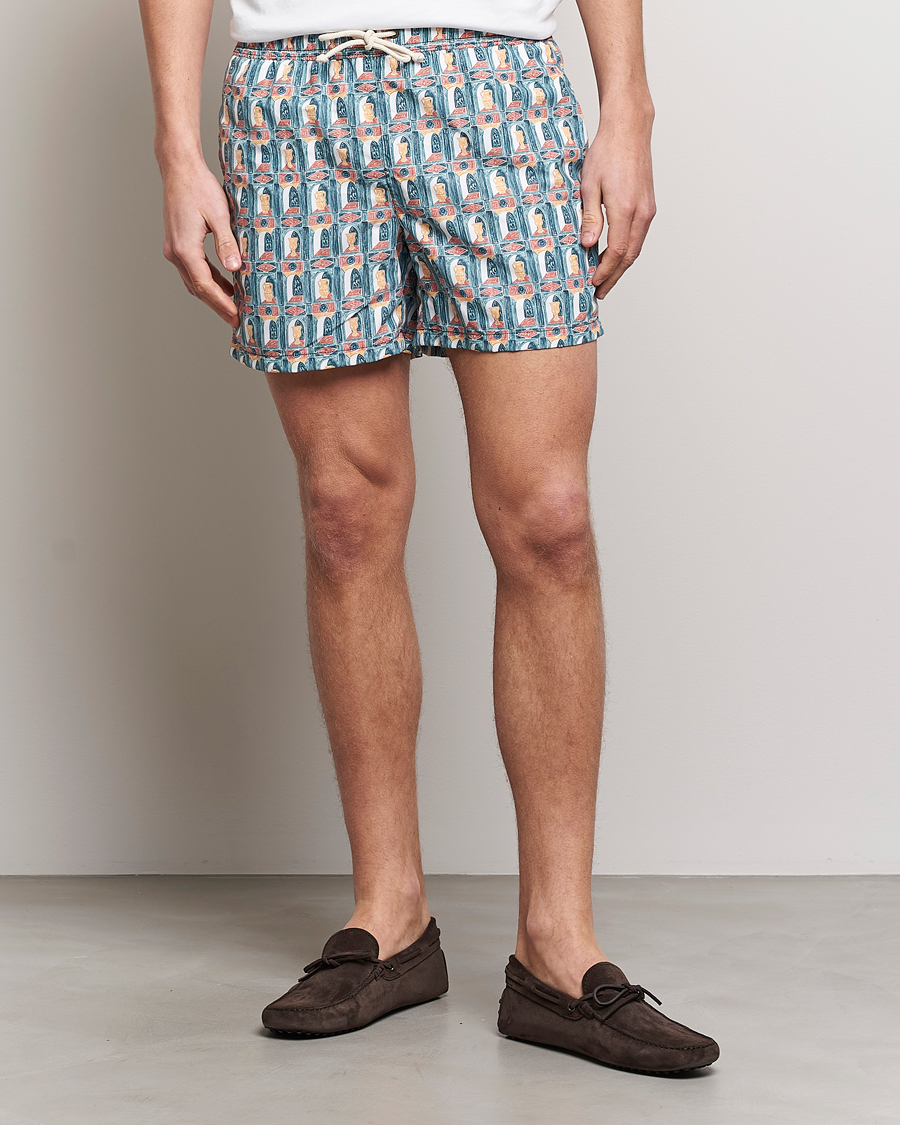 Herr |  | Ripa Ripa | Printed Swimshorts Green