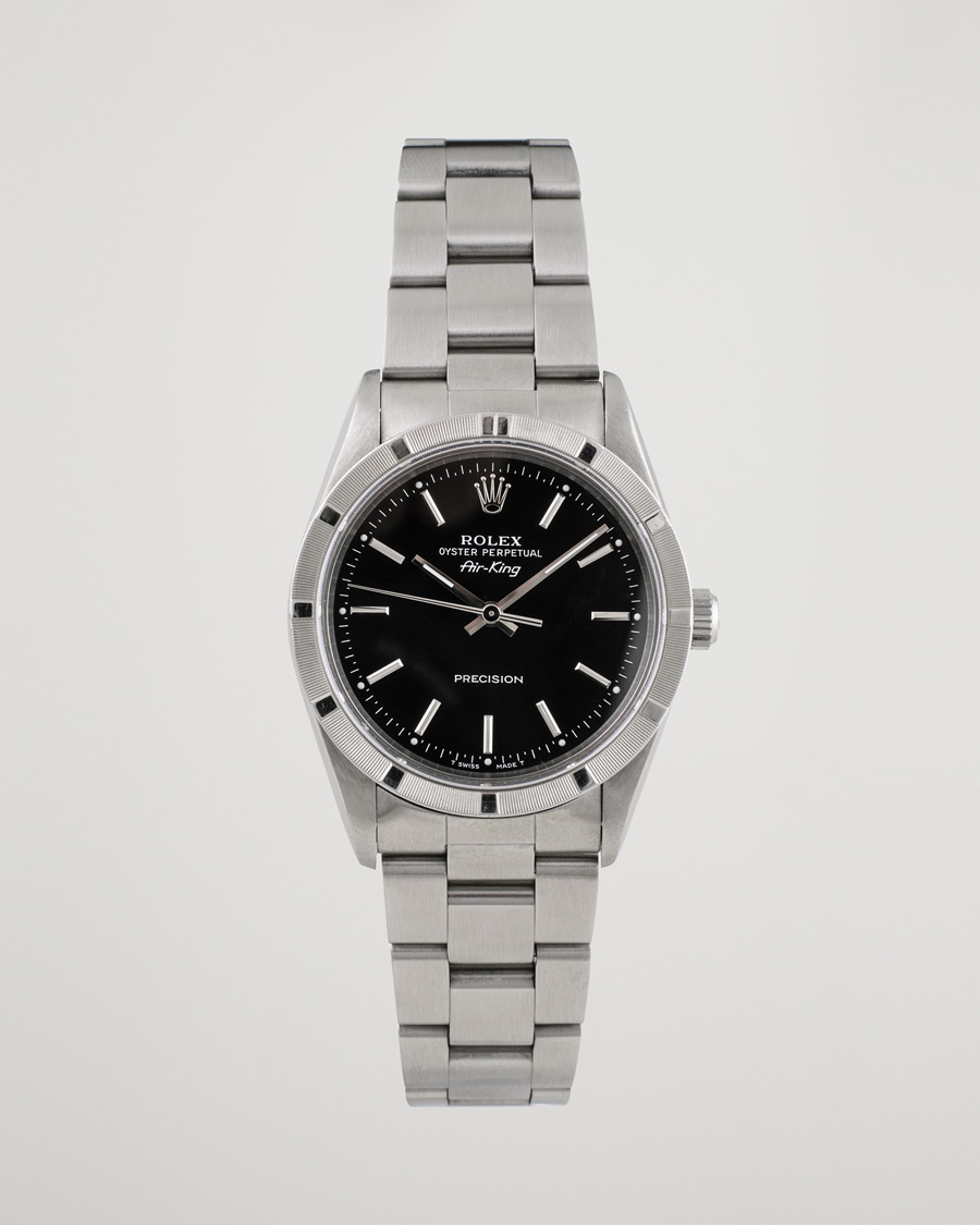 Herr | Rolex Pre-Owned Air King 14010 Oyster Perpetual Steel Black | Rolex Pre-Owned | Air King 14010 Oyster Perpetual Steel Black