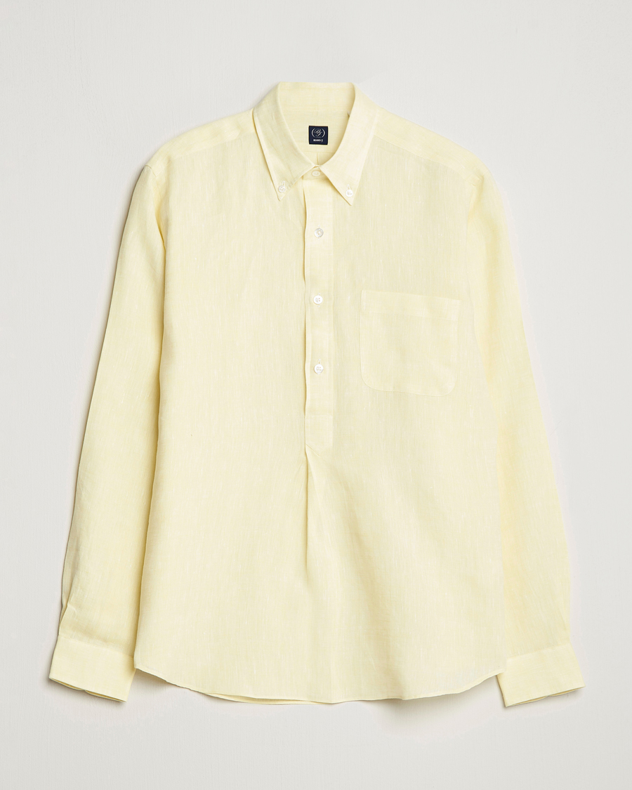 Herr | Skjortor | Beams F | Button Down Pullover Shirt Yellow