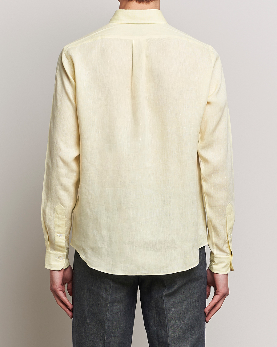 Herr | Skjortor | Beams F | Button Down Pullover Shirt Yellow