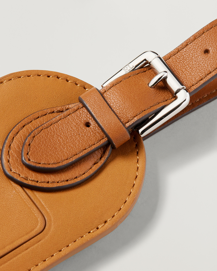 Herr | Ralph Lauren Home Toledo Luggage Tag Saddle Brown | Ralph Lauren Home | Toledo Luggage Tag Saddle Brown