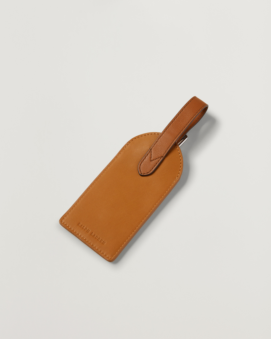 Herr | Ralph Lauren Home Toledo Luggage Tag Saddle Brown | Ralph Lauren Home | Toledo Luggage Tag Saddle Brown