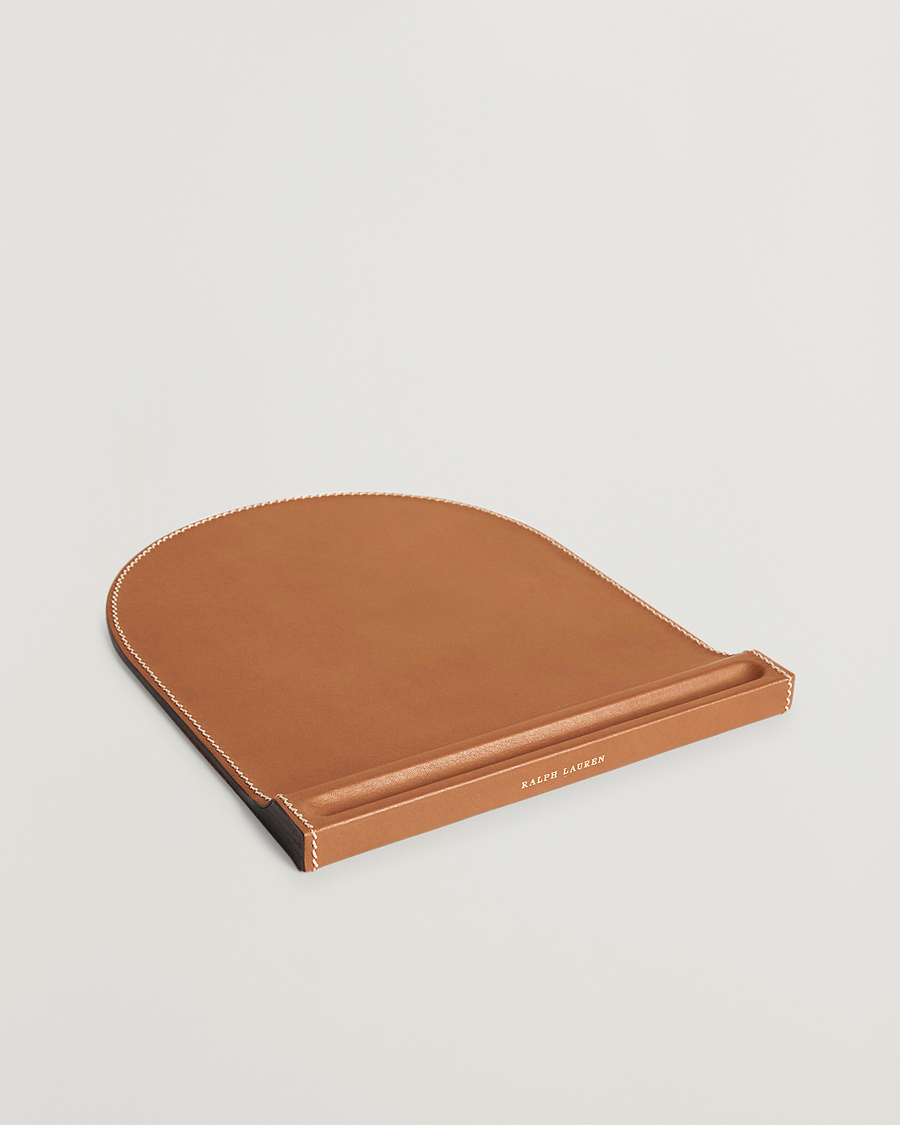 Herr | Till hemmet | Ralph Lauren Home | Brennan Leather Mouse Pad Saddle Brown