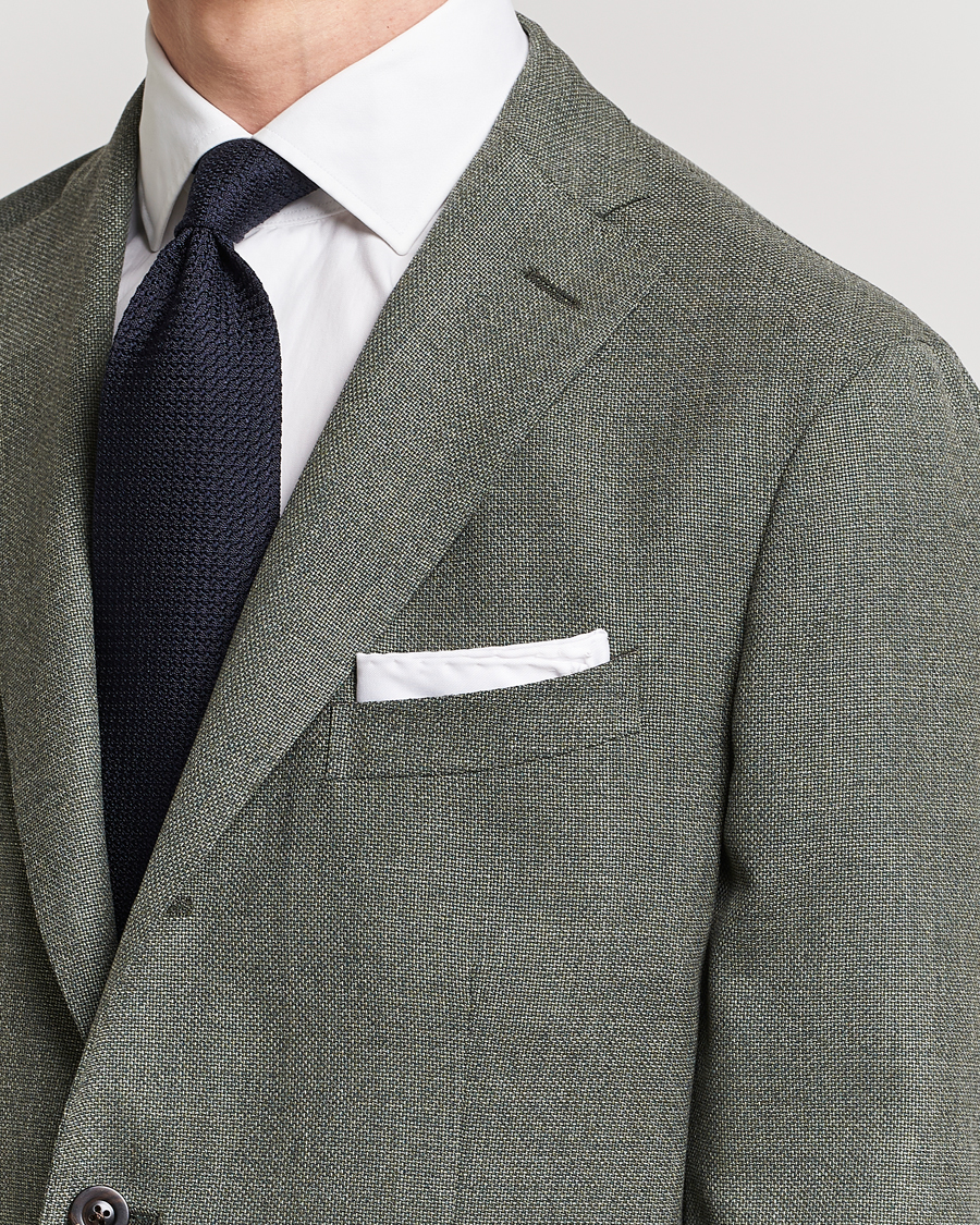 Herr | Avdelningar | Eton | Signature Twill Pocket Square White