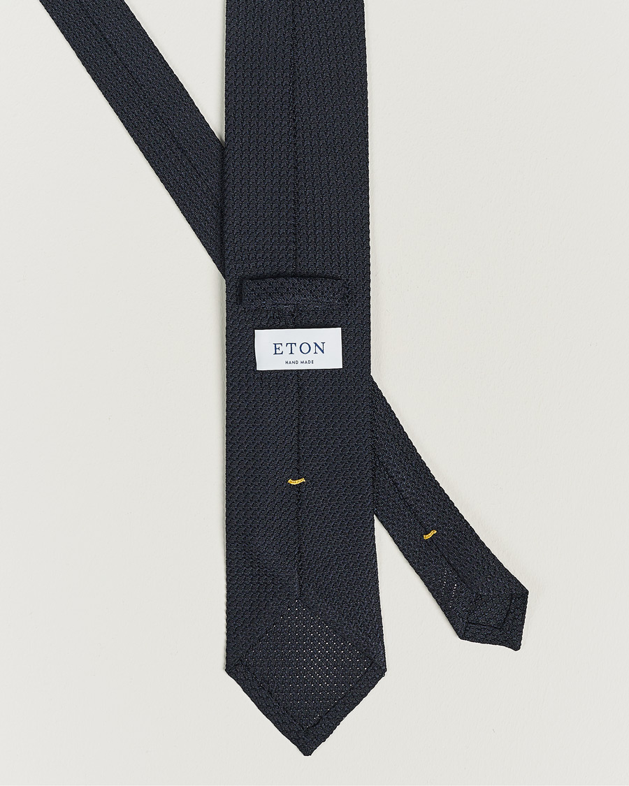 Herr | Slipsar | Eton | Grenadine Tie Dark Blue