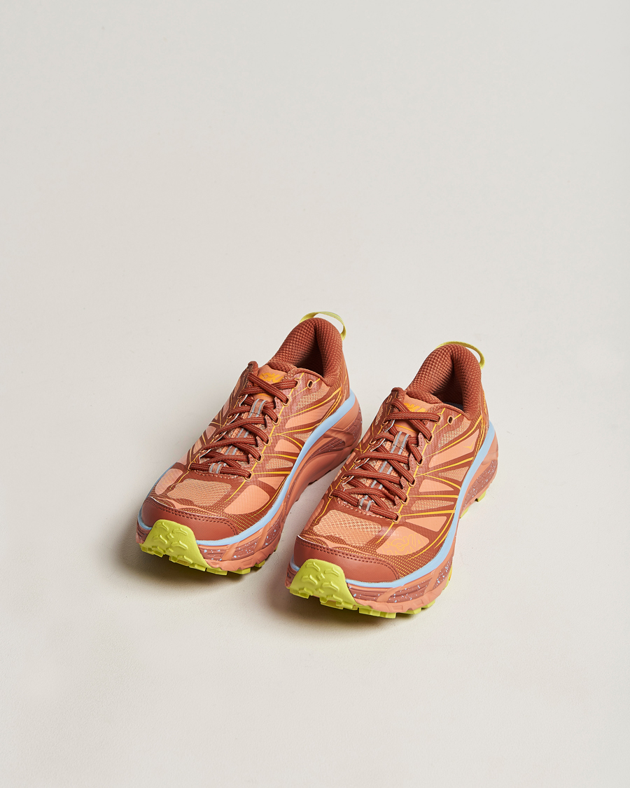 Herr | Mafate Speed 2 Baked Clay/Radiant Yellow | Hoka One One | Mafate Speed 2 Baked Clay/Radiant Yellow