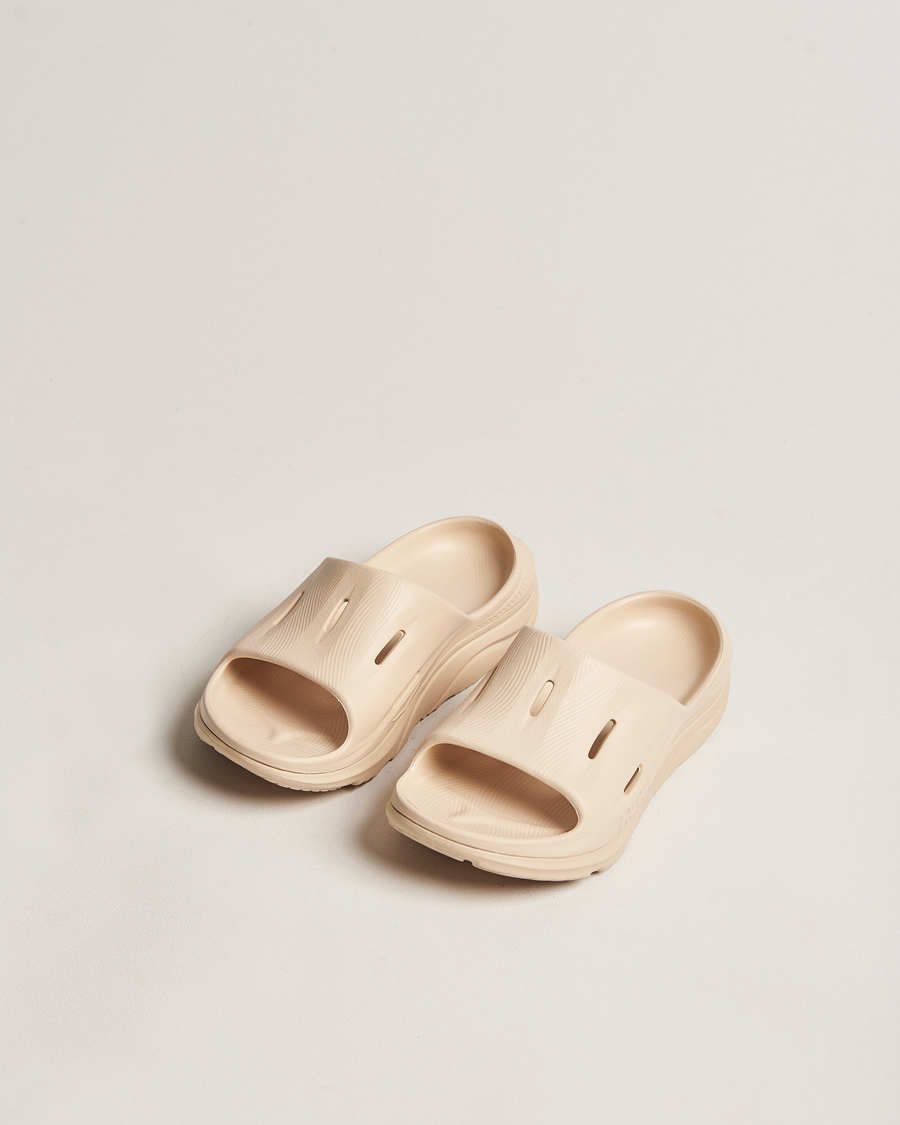 Herr | Hoka Ora Recovery Slide 3 Shifting Sand | Hoka | Ora Recovery Slide 3 Shifting Sand