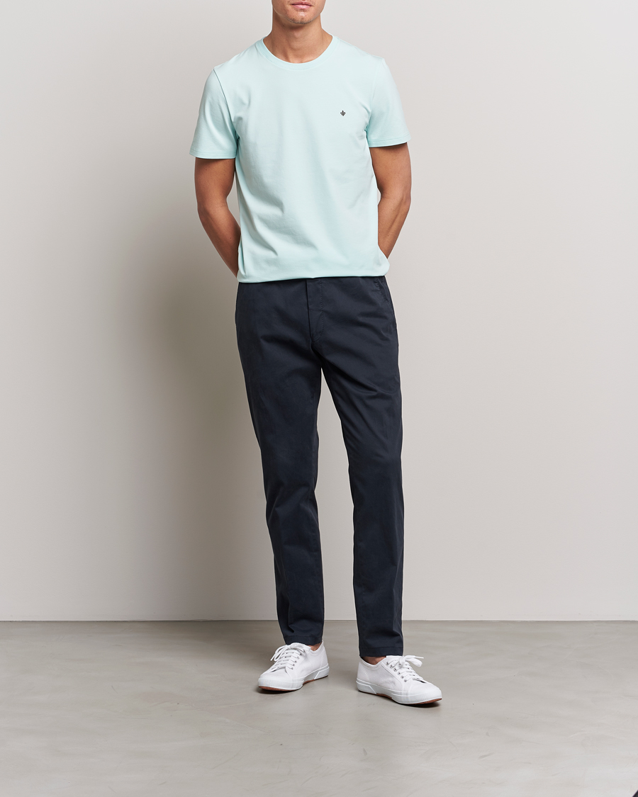 Herr | T-Shirts | Morris | James Cotton T-Shirt Turquoise