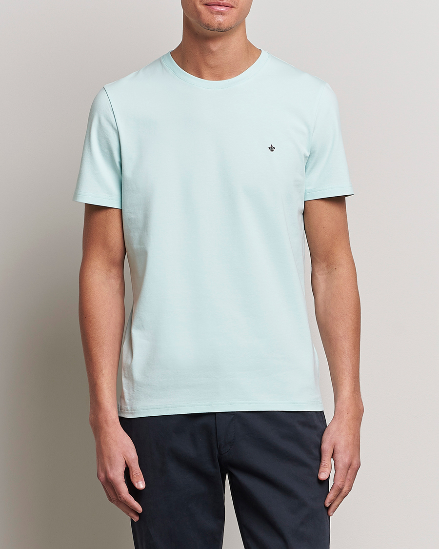 Herr | T-Shirts | Morris | James Cotton T-Shirt Turquoise
