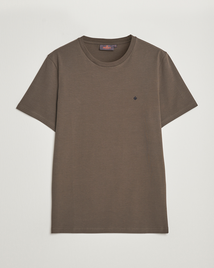 Herr | T-Shirts | Morris | James Cotton T-Shirt Brown