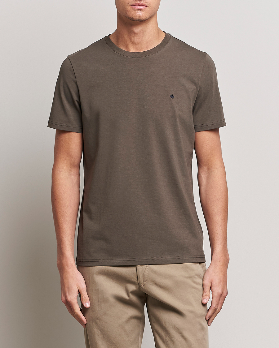 Herr | T-Shirts | Morris | James Cotton T-Shirt Brown