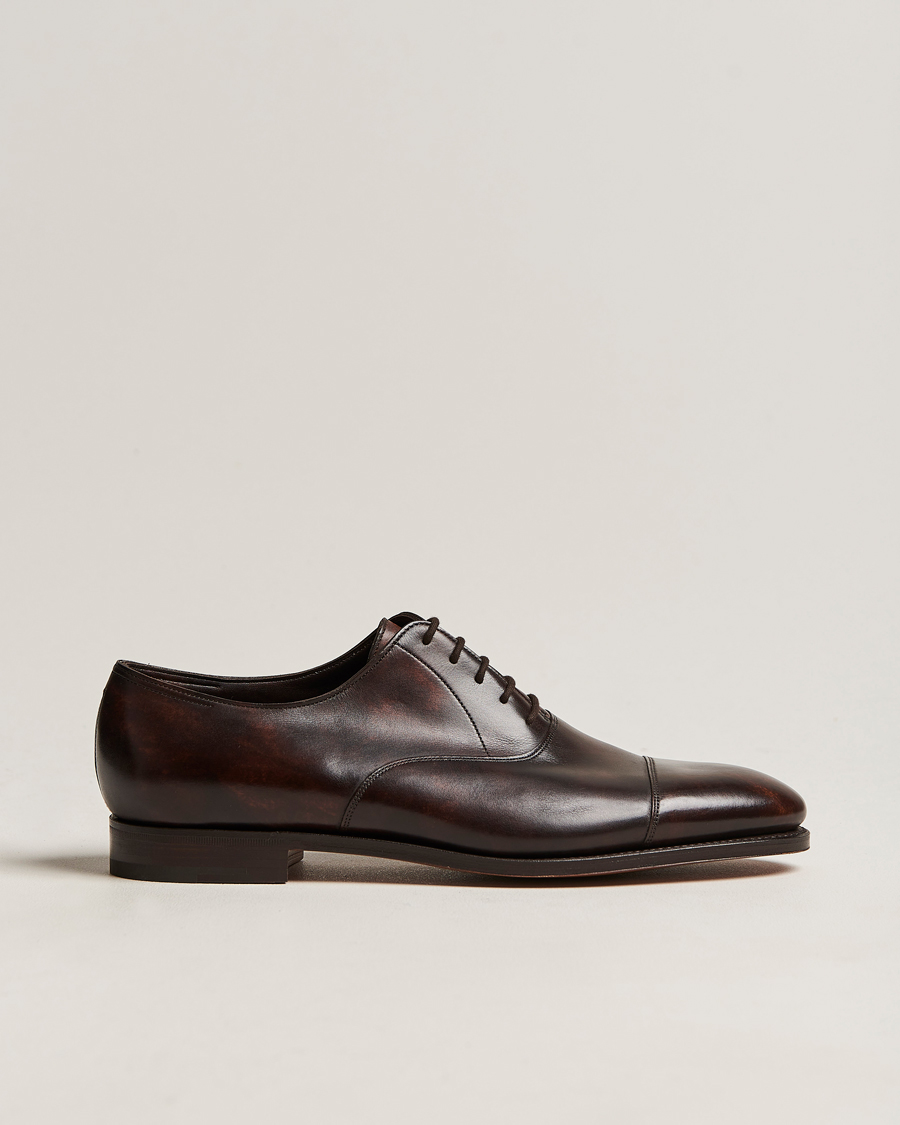 Herr | Oxfords | John Lobb | City II Oxford Dark Brown Calf