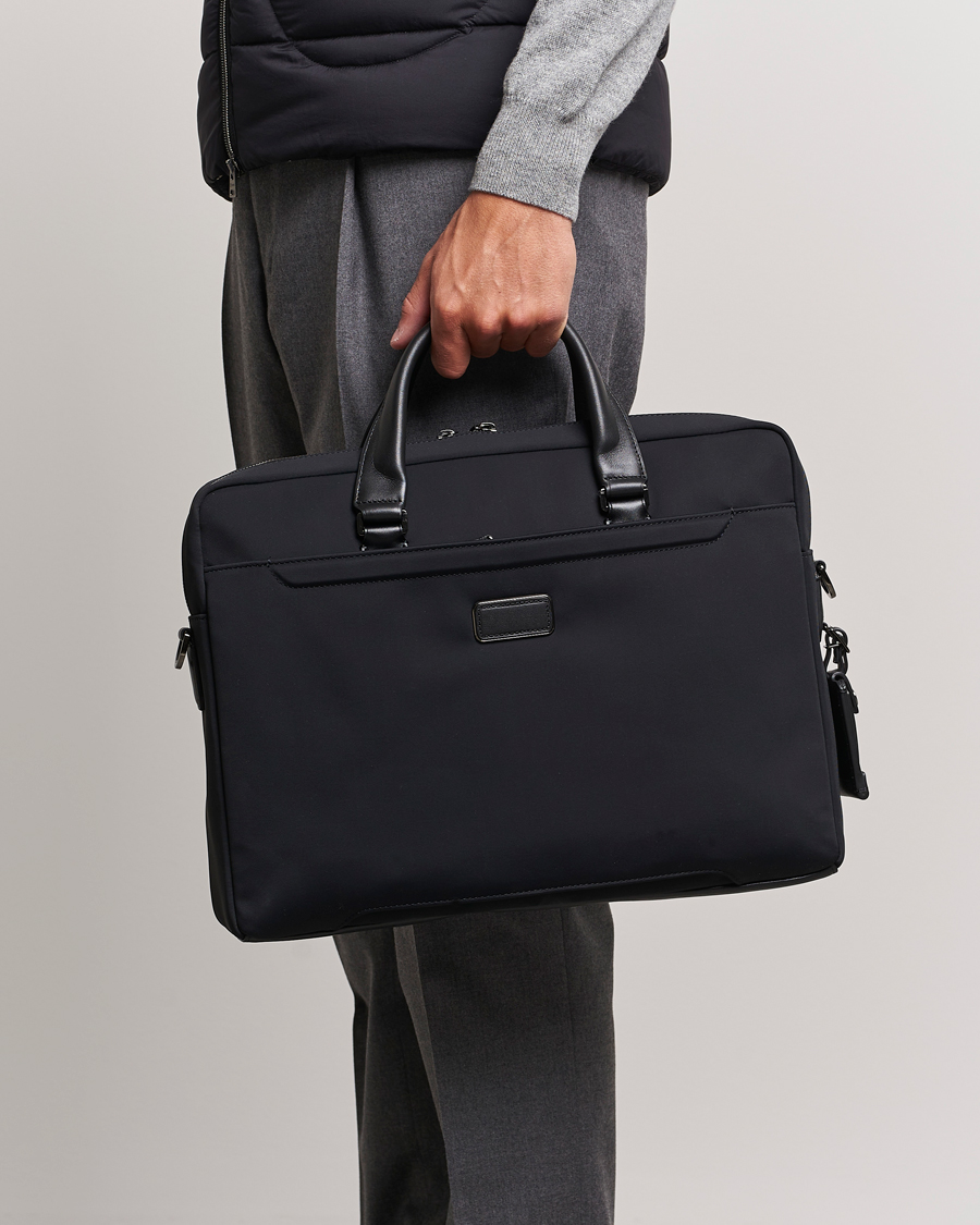 Herr | TUMI Harrison Avondale Top Zip Briefcase Black | TUMI | Harrison Avondale Top Zip Briefcase Black