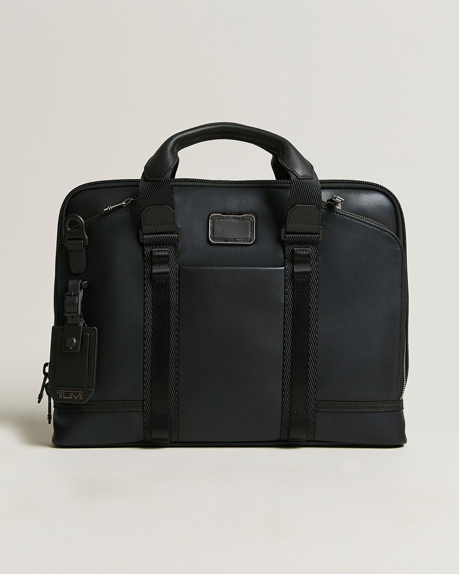 Herr | Väskor | TUMI | Alpha Bravo Academy Leather Brief Black