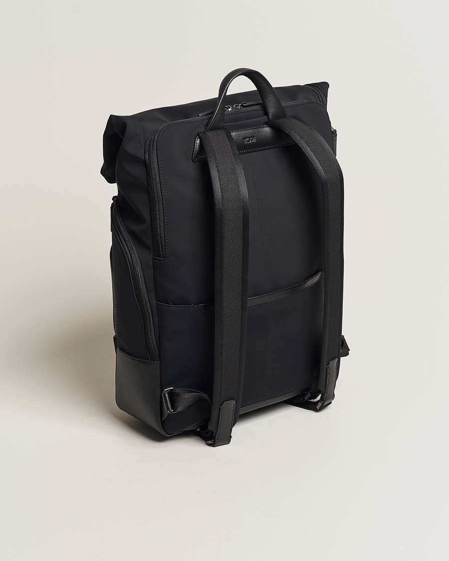 Herr | TUMI Harrison Osborn Roll Top Backpack Black | TUMI | Harrison Osborn Roll Top Backpack Black