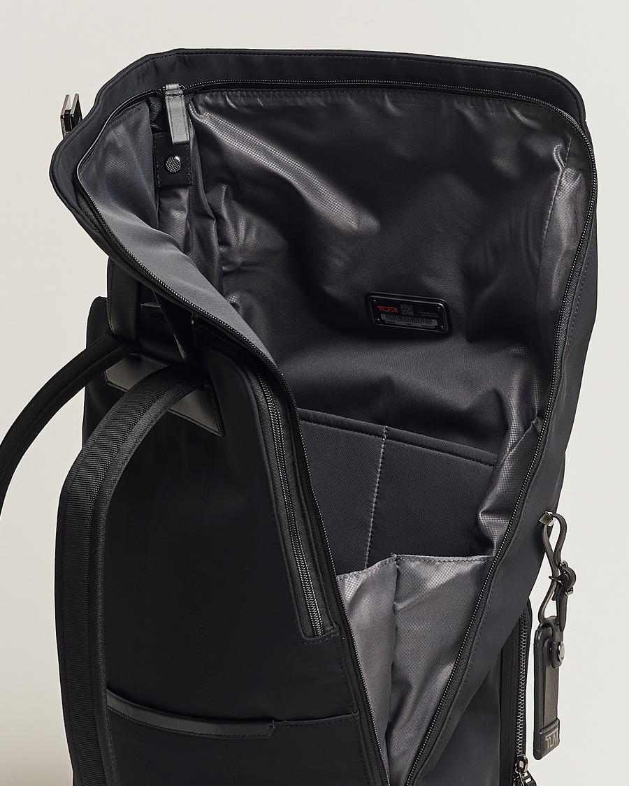 Herr | TUMI Harrison Osborn Roll Top Backpack Black | TUMI | Harrison Osborn Roll Top Backpack Black