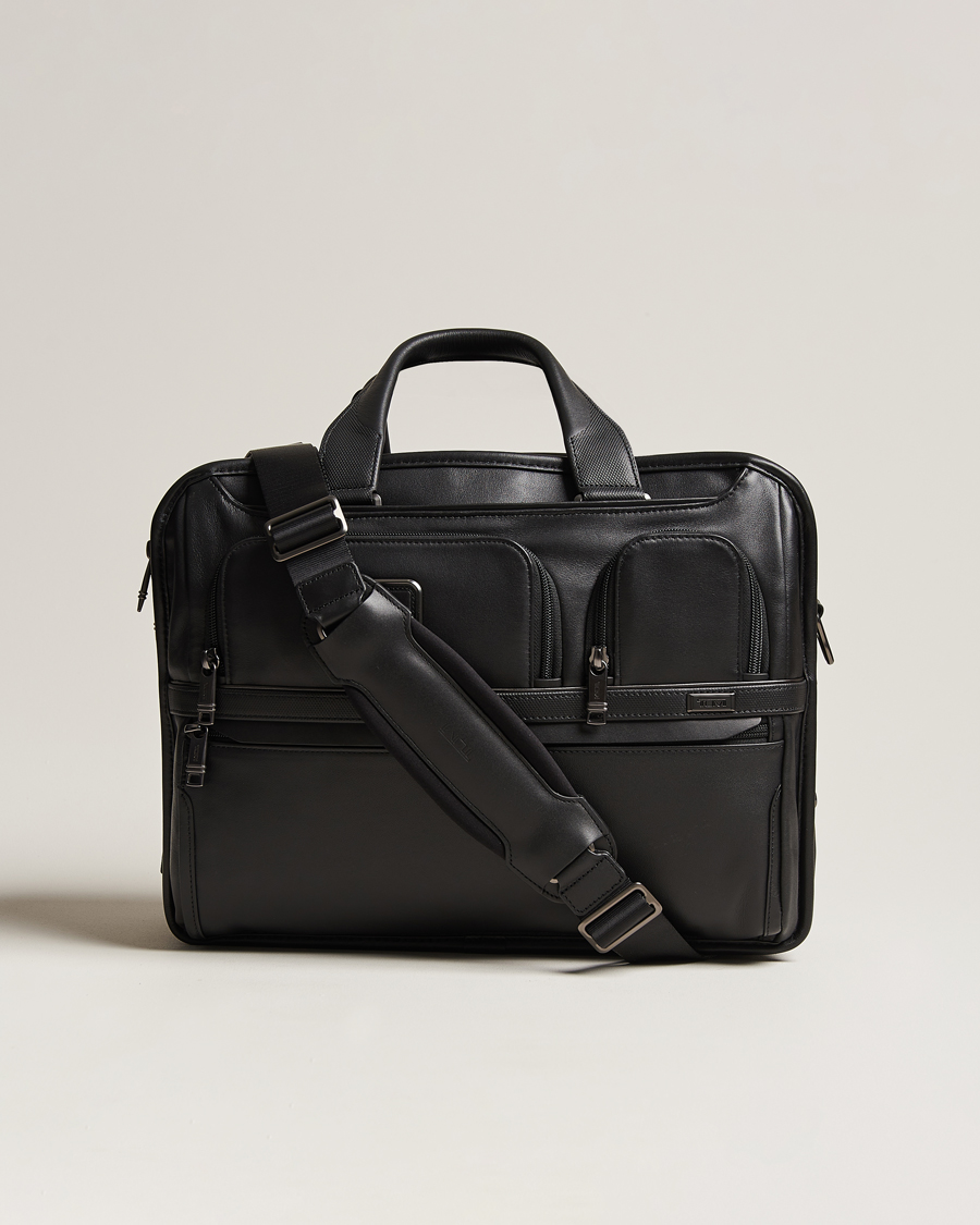 Herr | Väskor | TUMI | Alpha 3 Exp Organizer Laptop Leather Brief Black