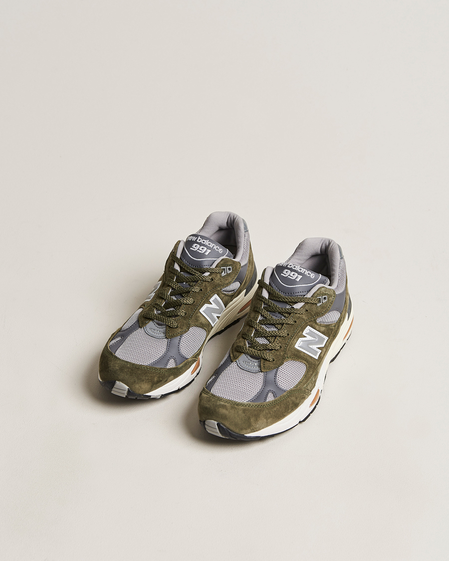 Herr | New Balance Made In UK 991 Sneakers Green/Grey | New Balance | Made In UK 991 Sneakers Green/Grey