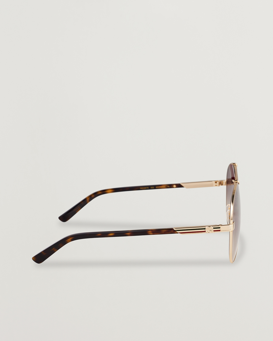 Herr | Solglasögon | Gucci | GG1287S Sunglasses Havana/Gold