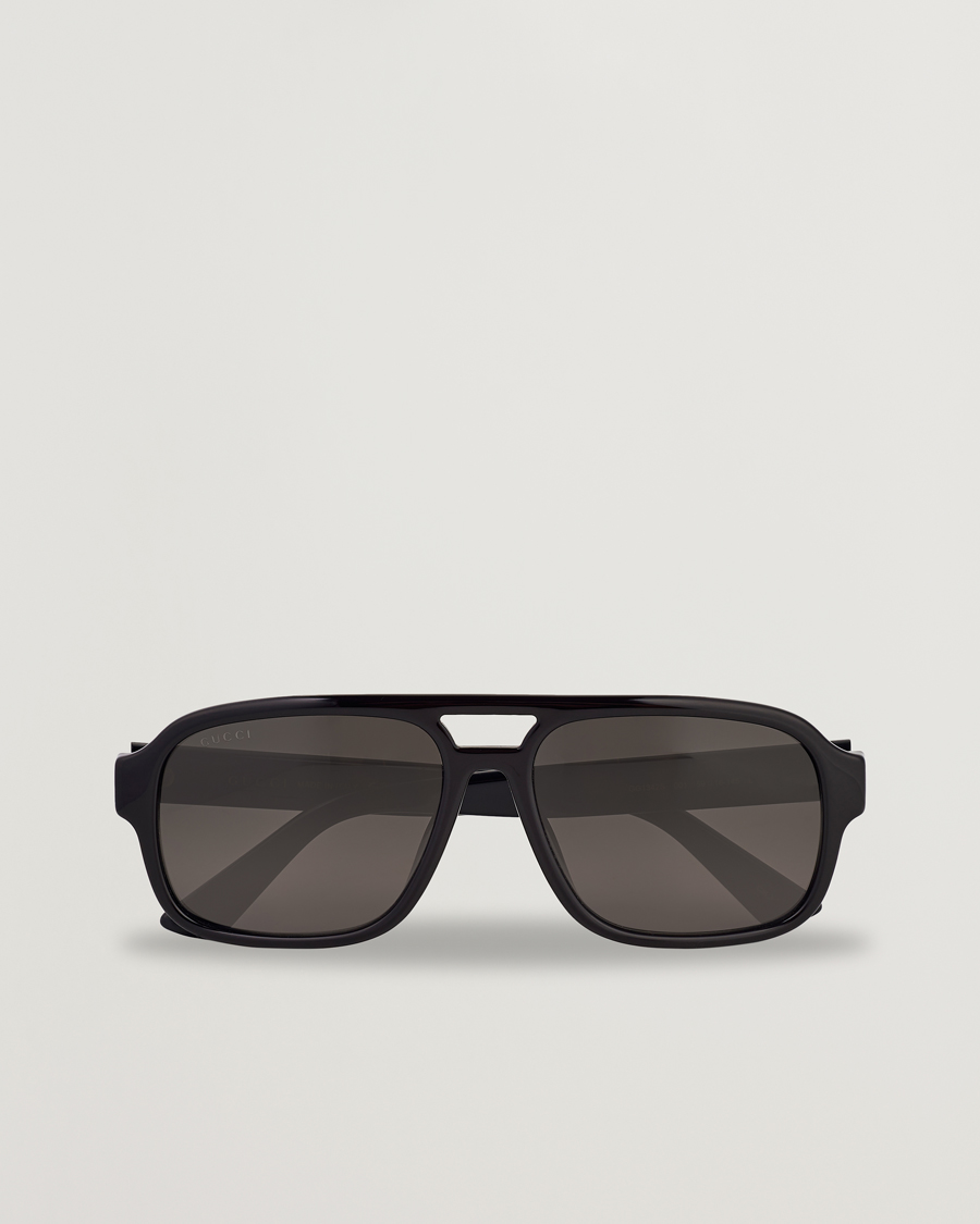 Herr | Solglasögon | Gucci | GG1342S Sunglasses Black Smoke
