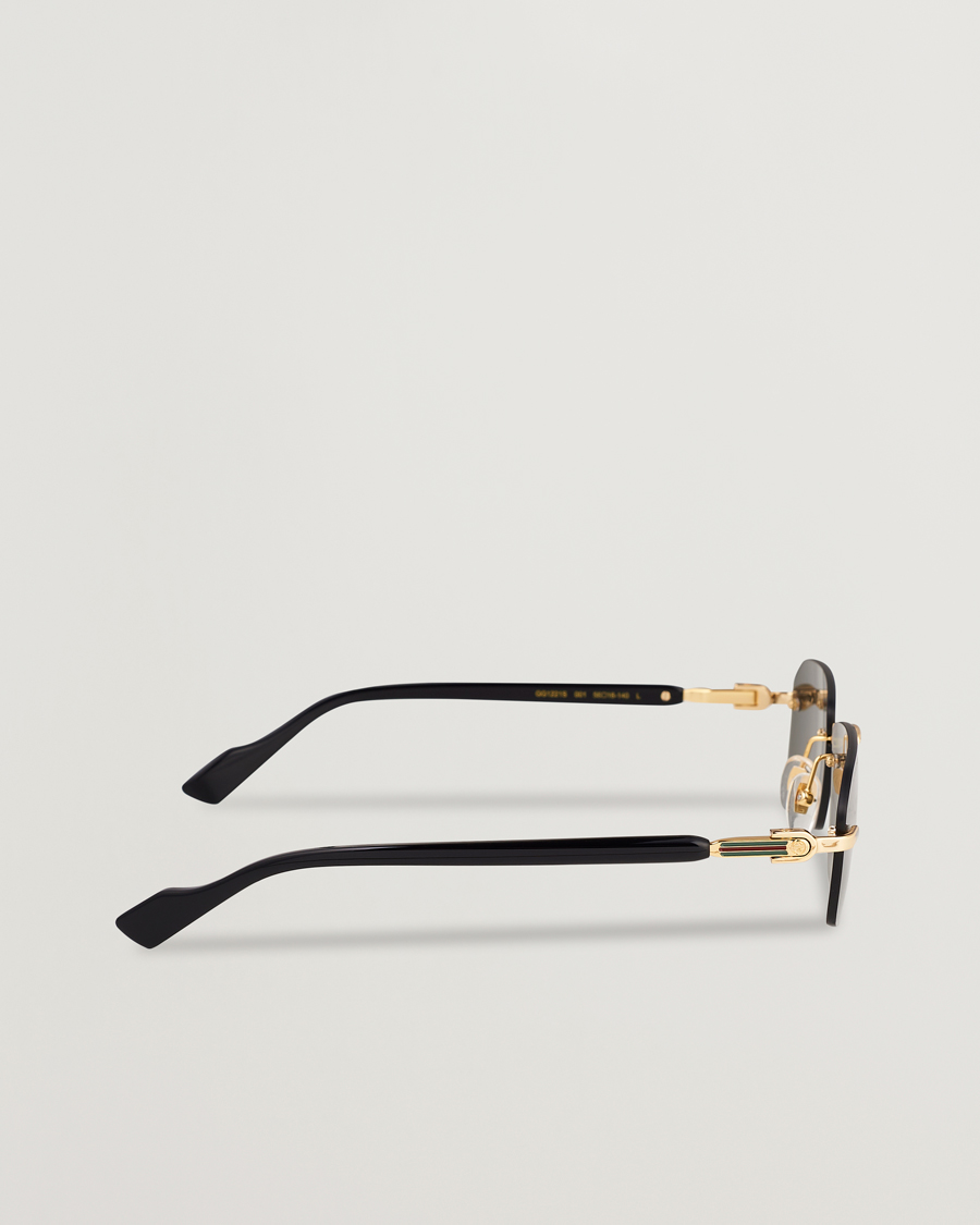 Herr | Solglasögon | Gucci | GG1221S Sunglasses Gold/Black