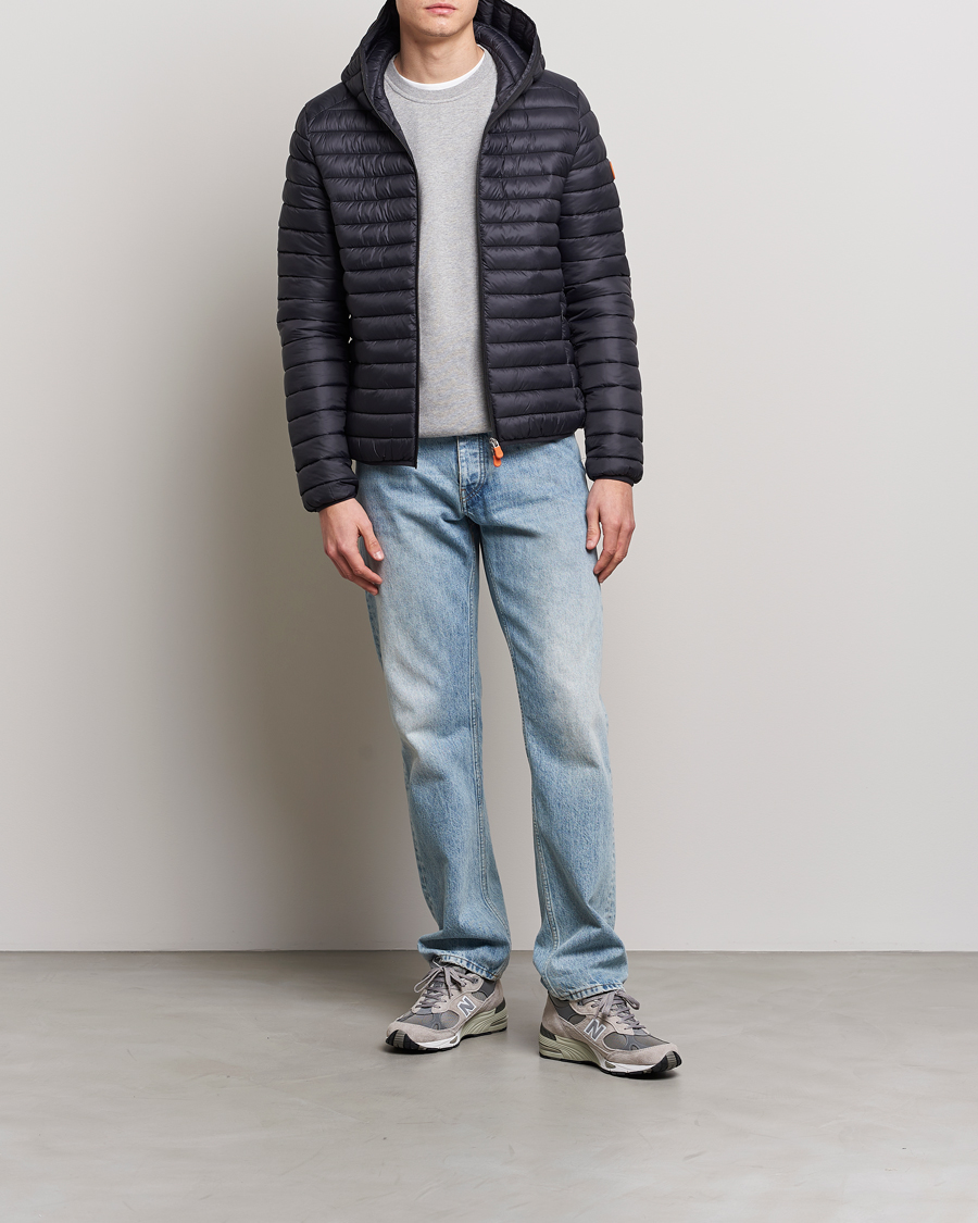 Herr | Jackor | Save The Duck | Duffy Lightweight Padded Hood Jacket Black