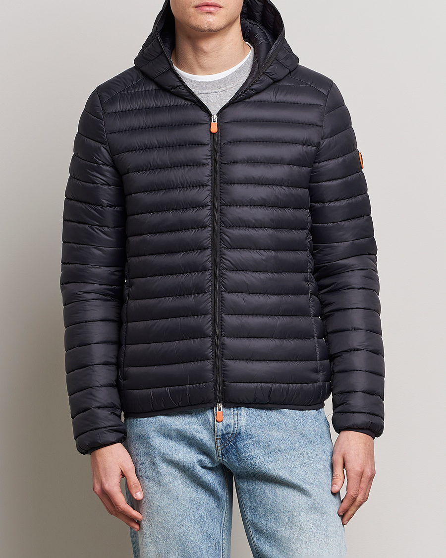Herr | Jackor | Save The Duck | Duffy Lightweight Padded Hood Jacket Black