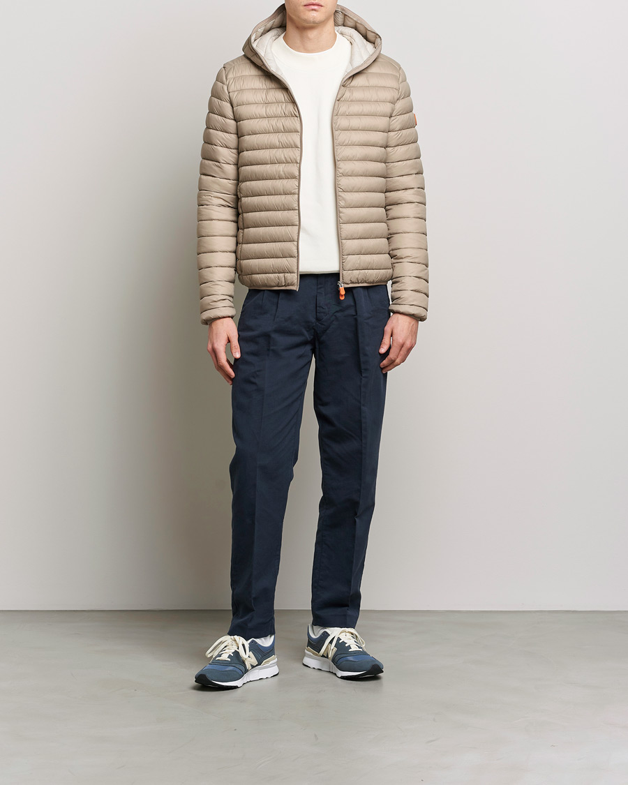 Herr | Jackor | Save The Duck | Duffy Lightweight Padded Hood Jacket Dune Beige