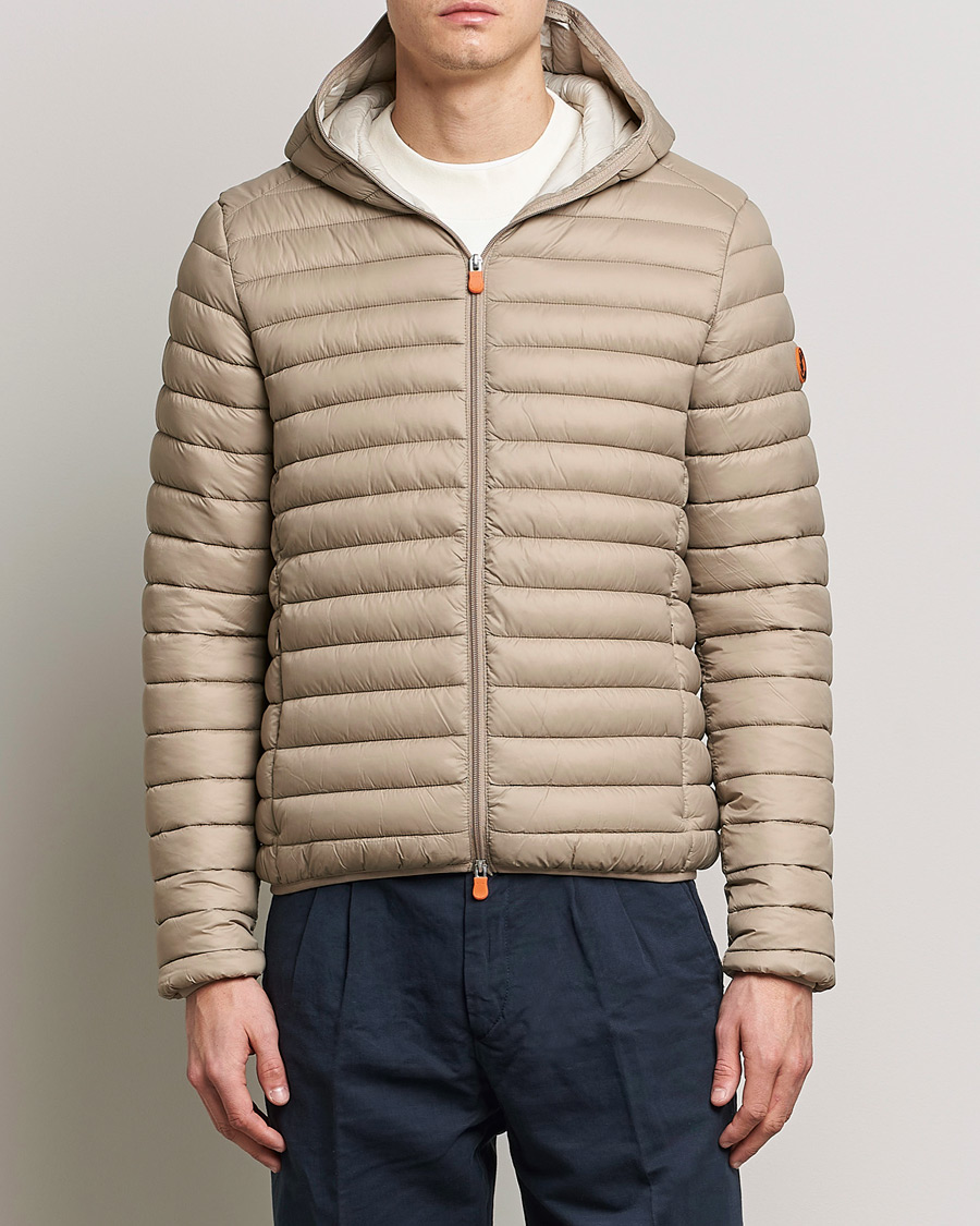 Herr | Jackor | Save The Duck | Duffy Lightweight Padded Hood Jacket Dune Beige