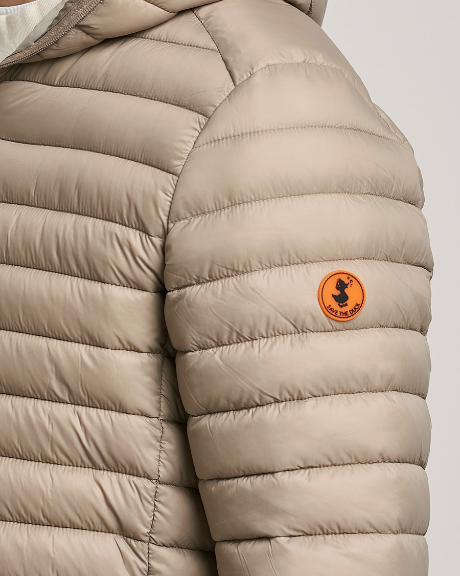 Herr | Jackor | Save The Duck | Duffy Lightweight Padded Hood Jacket Dune Beige