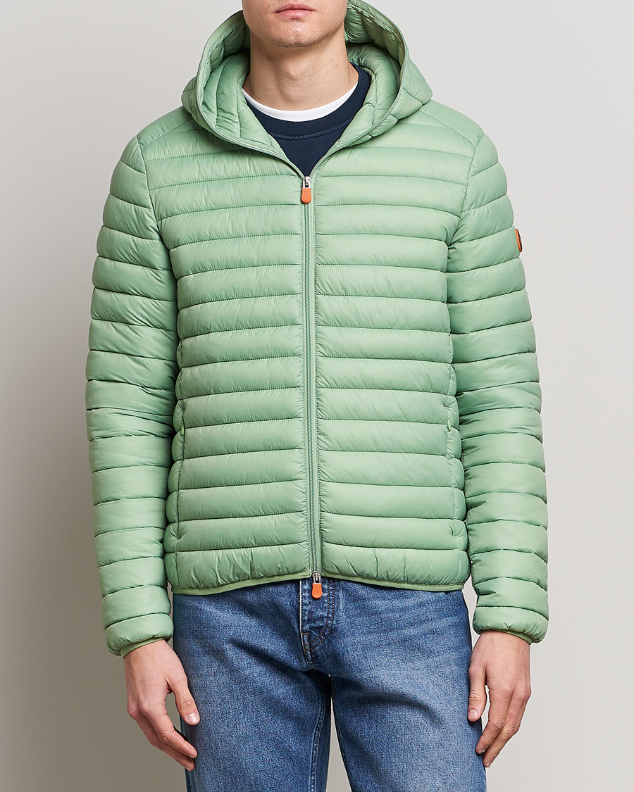 Herr | Jackor | Save The Duck | Duffy Lightweight Padded Hood Jacket Mint Green