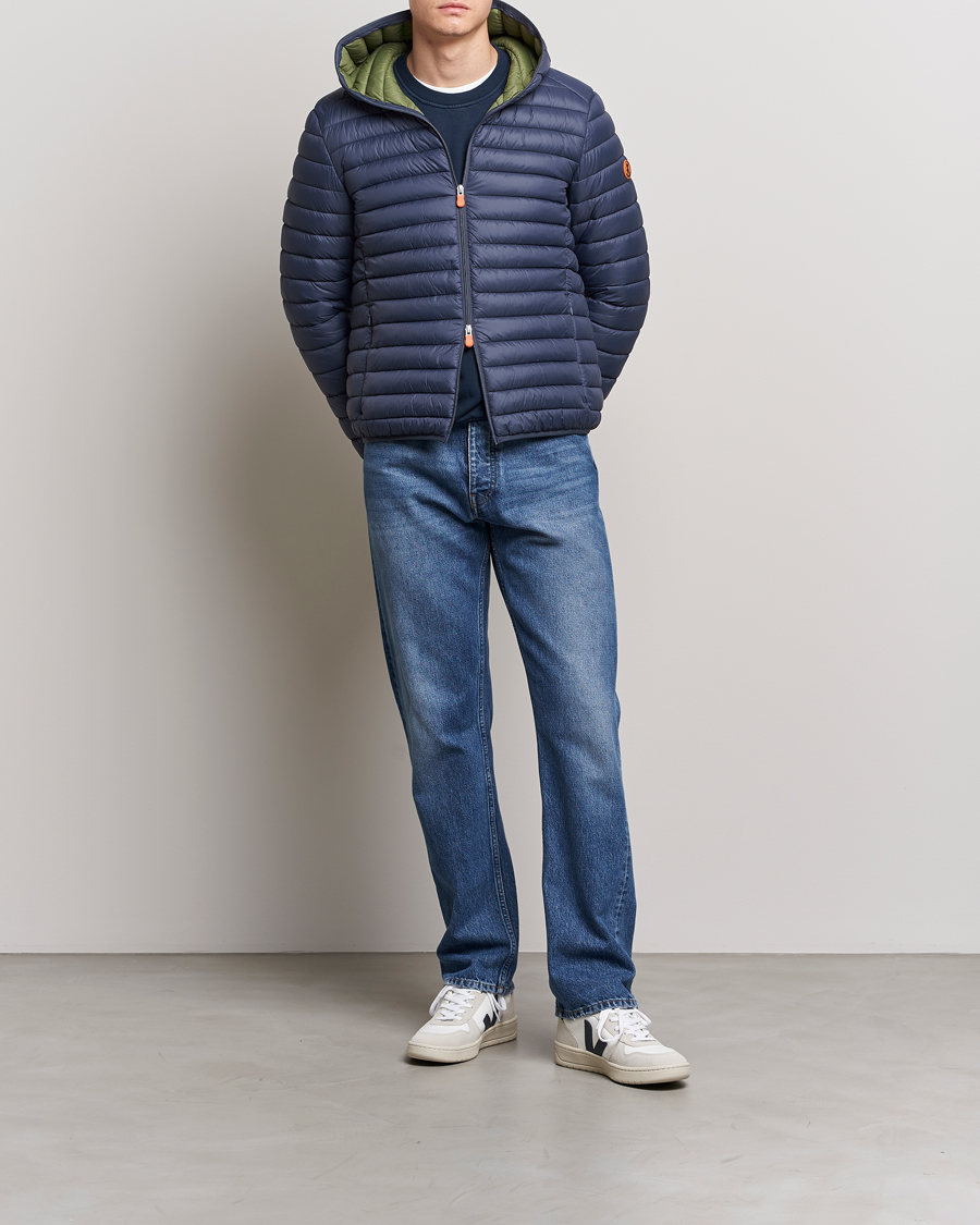 Herr | Jackor | Save The Duck | Duffy Lightweight Padded Hood Jacket Ombre Blue