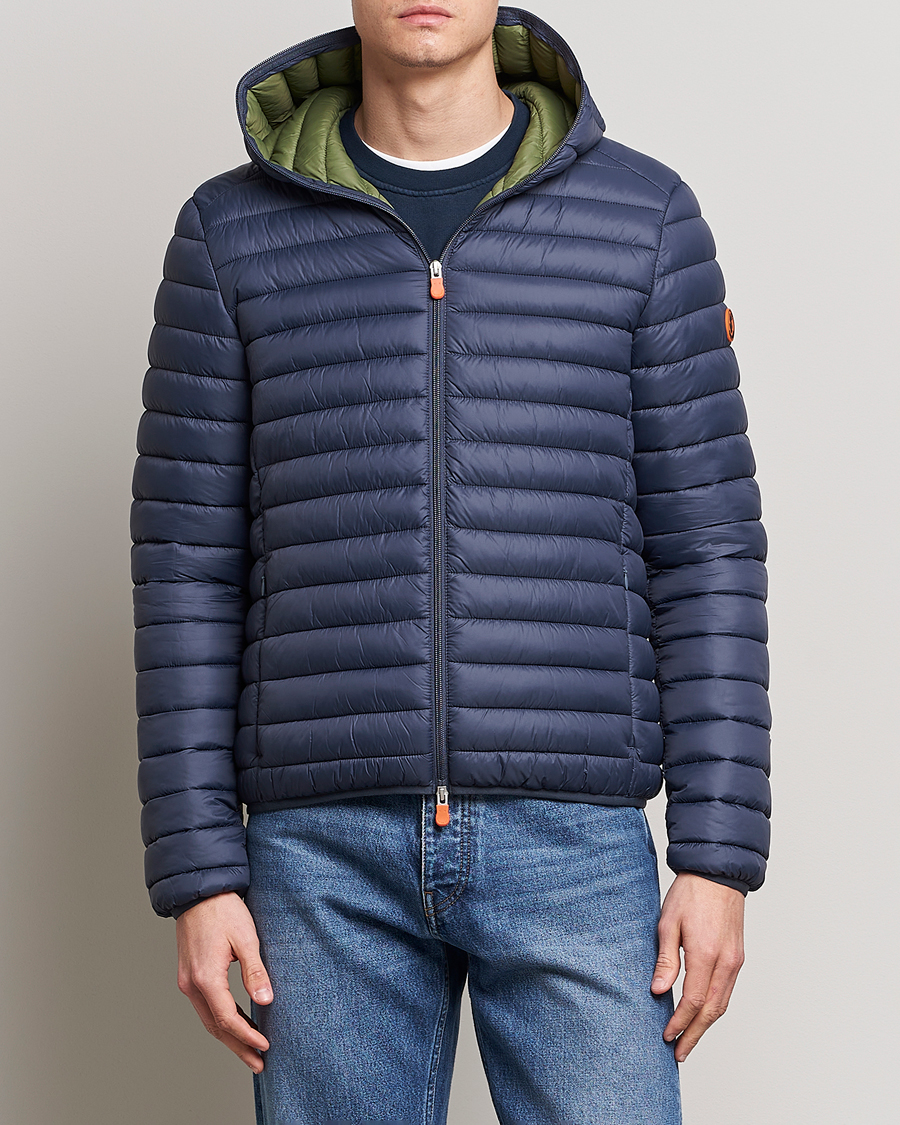 Herr | Jackor | Save The Duck | Duffy Lightweight Padded Hood Jacket Ombre Blue