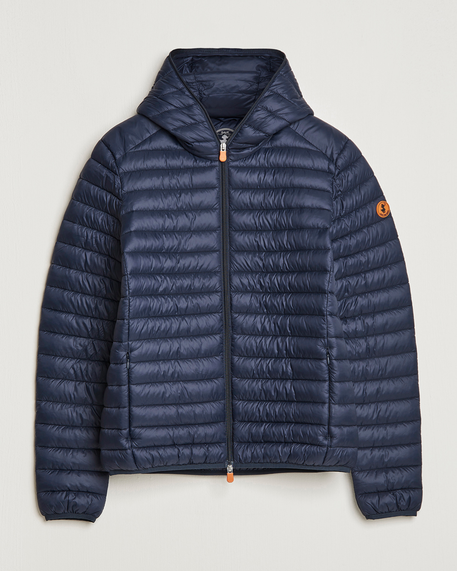 Herr | Jackor | Save The Duck | Duffy Lightweight Padded Hood Jacket Blue Black