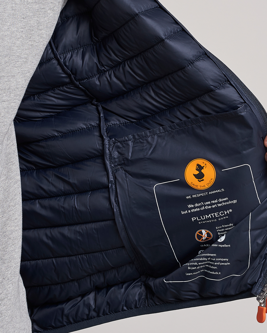 Herr | Jackor | Save The Duck | Duffy Lightweight Padded Hood Jacket Blue Black