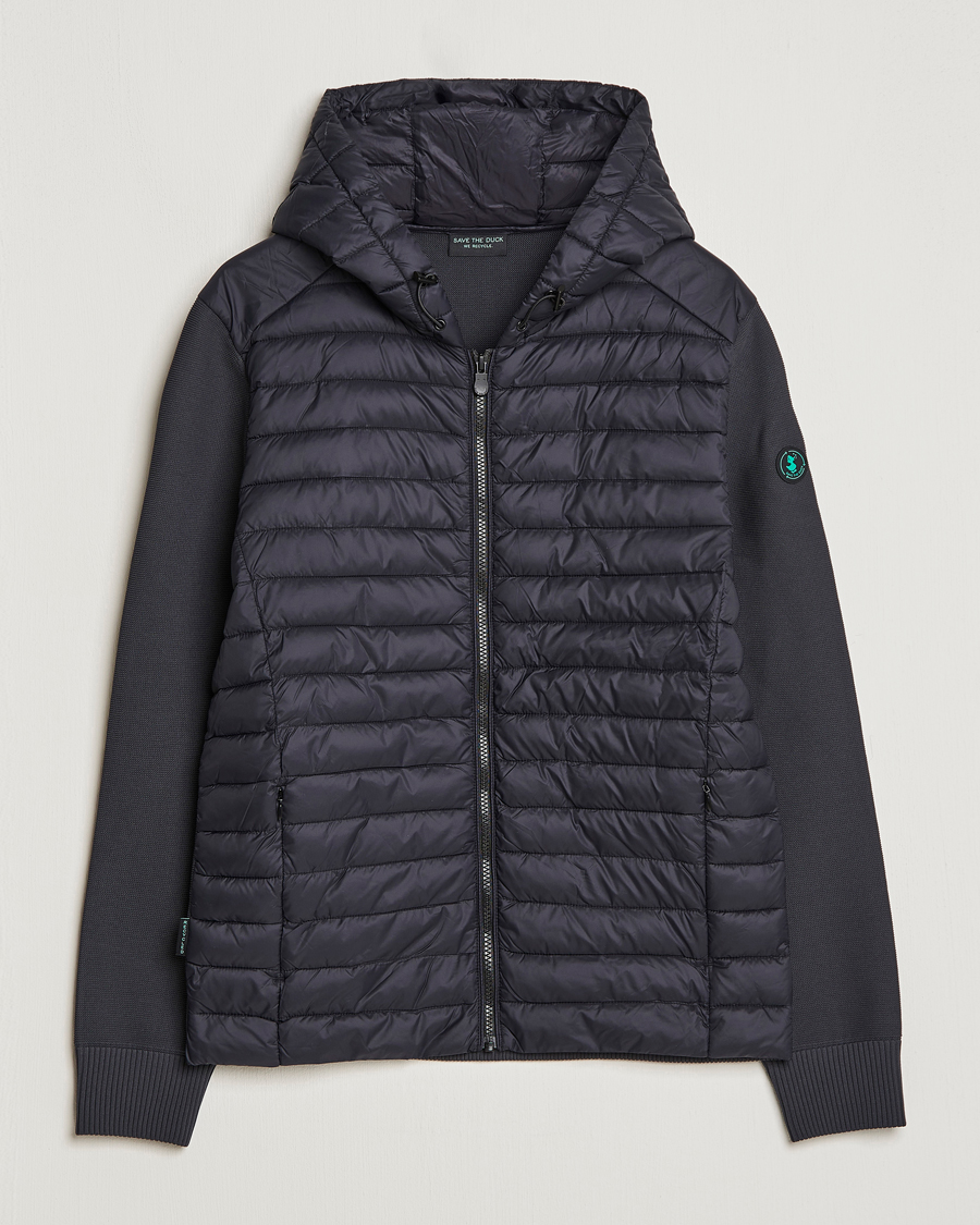 Herr | Jackor | Save The Duck | Murilo Hybrid Hood Jacket Black