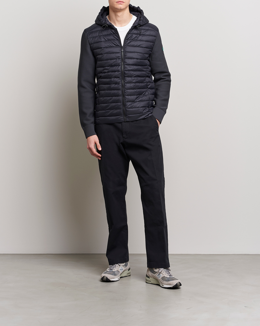 Herr | Jackor | Save The Duck | Murilo Hybrid Hood Jacket Black