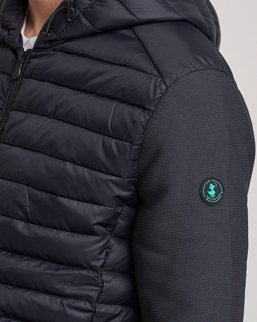Herr | Jackor | Save The Duck | Murilo Hybrid Hood Jacket Black
