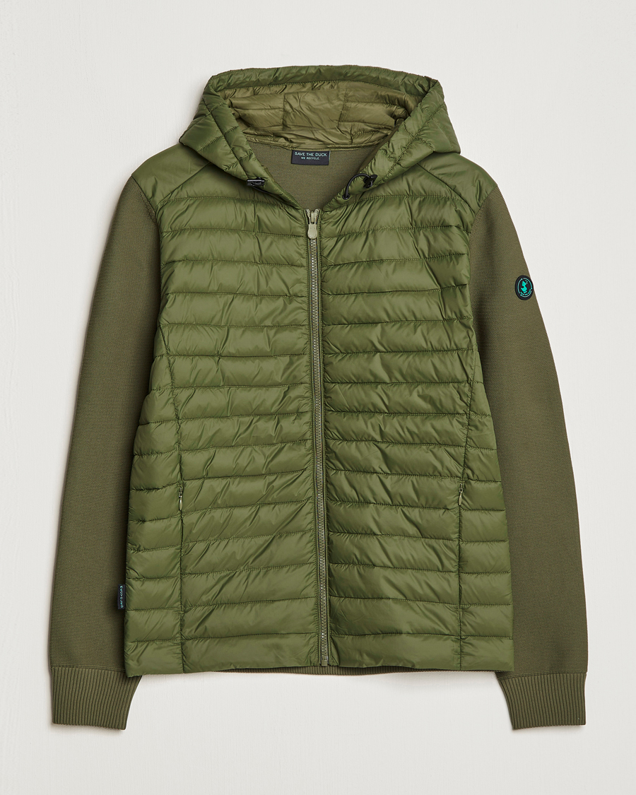 Herr | Jackor | Save The Duck | Murilo Hybrid Hood Jacket Dusty Olive