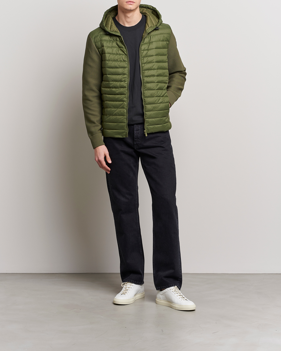 Herr | Jackor | Save The Duck | Murilo Hybrid Hood Jacket Dusty Olive