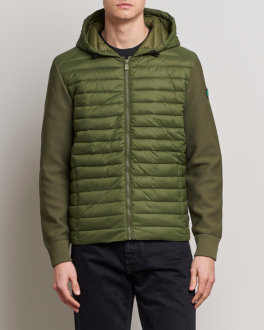 Herr | Jackor | Save The Duck | Murilo Hybrid Hood Jacket Dusty Olive