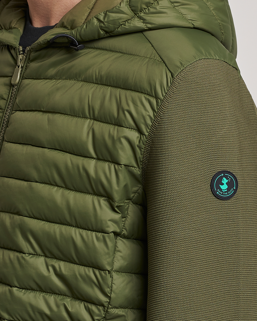 Herr | Jackor | Save The Duck | Murilo Hybrid Hood Jacket Dusty Olive