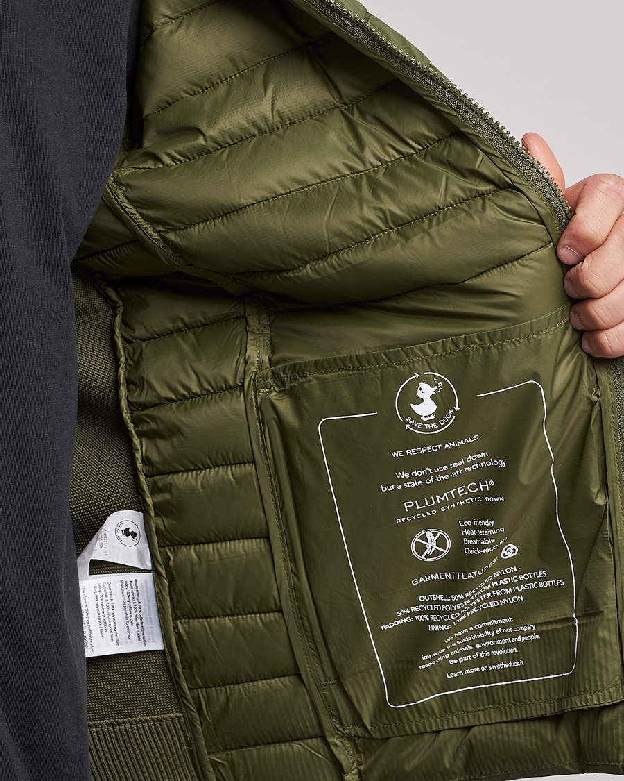 Herr | Jackor | Save The Duck | Murilo Hybrid Hood Jacket Dusty Olive