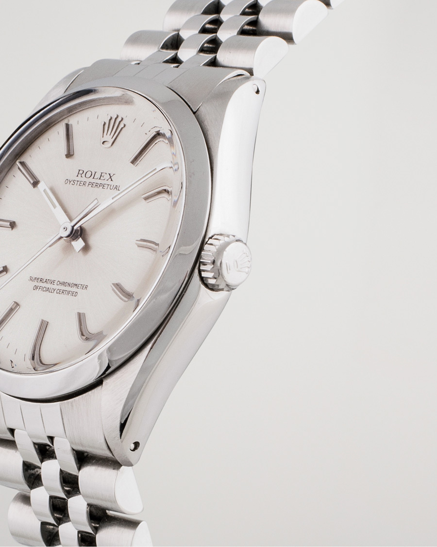 Herr | Pre-Owned & Vintage Watches | Rolex Pre-Owned | Oyster Perpetual 1002 Steel Silver